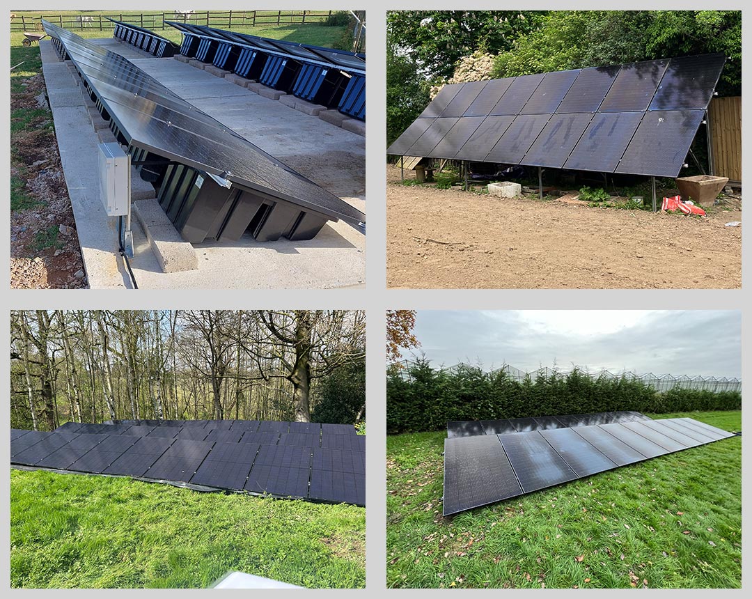 Solar Panel Ground mount  installation